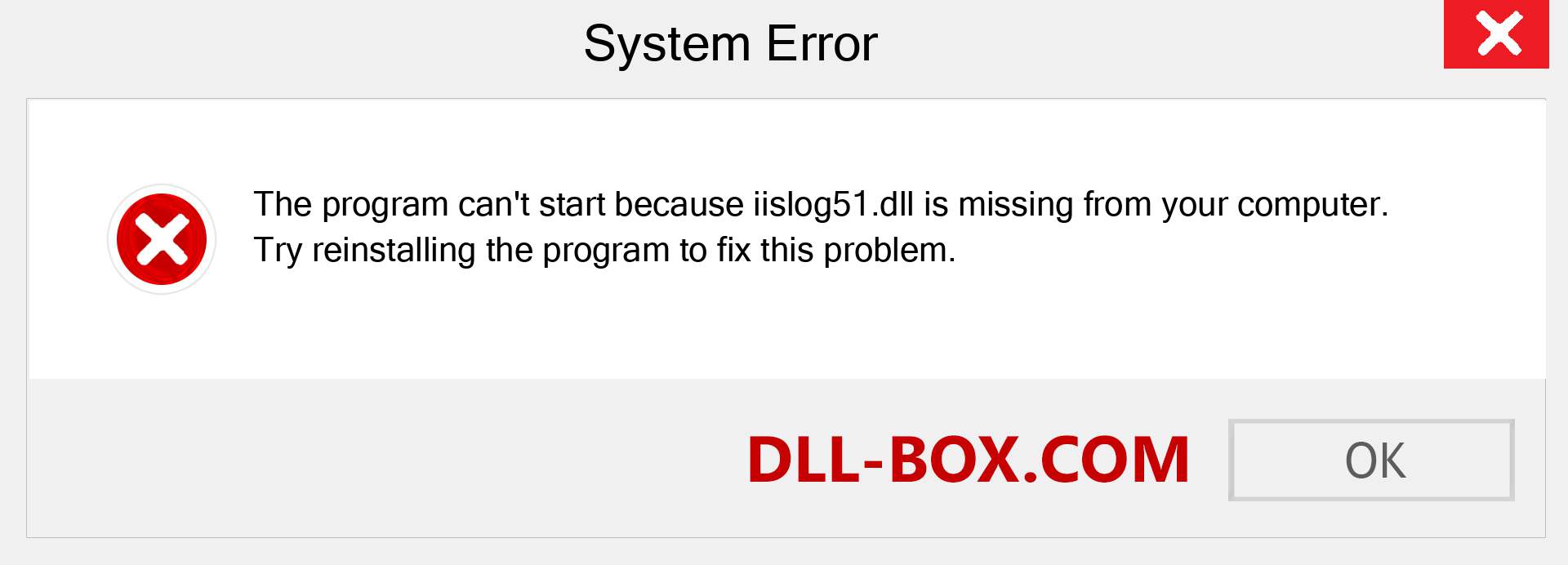  iislog51.dll file is missing?. Download for Windows 7, 8, 10 - Fix  iislog51 dll Missing Error on Windows, photos, images